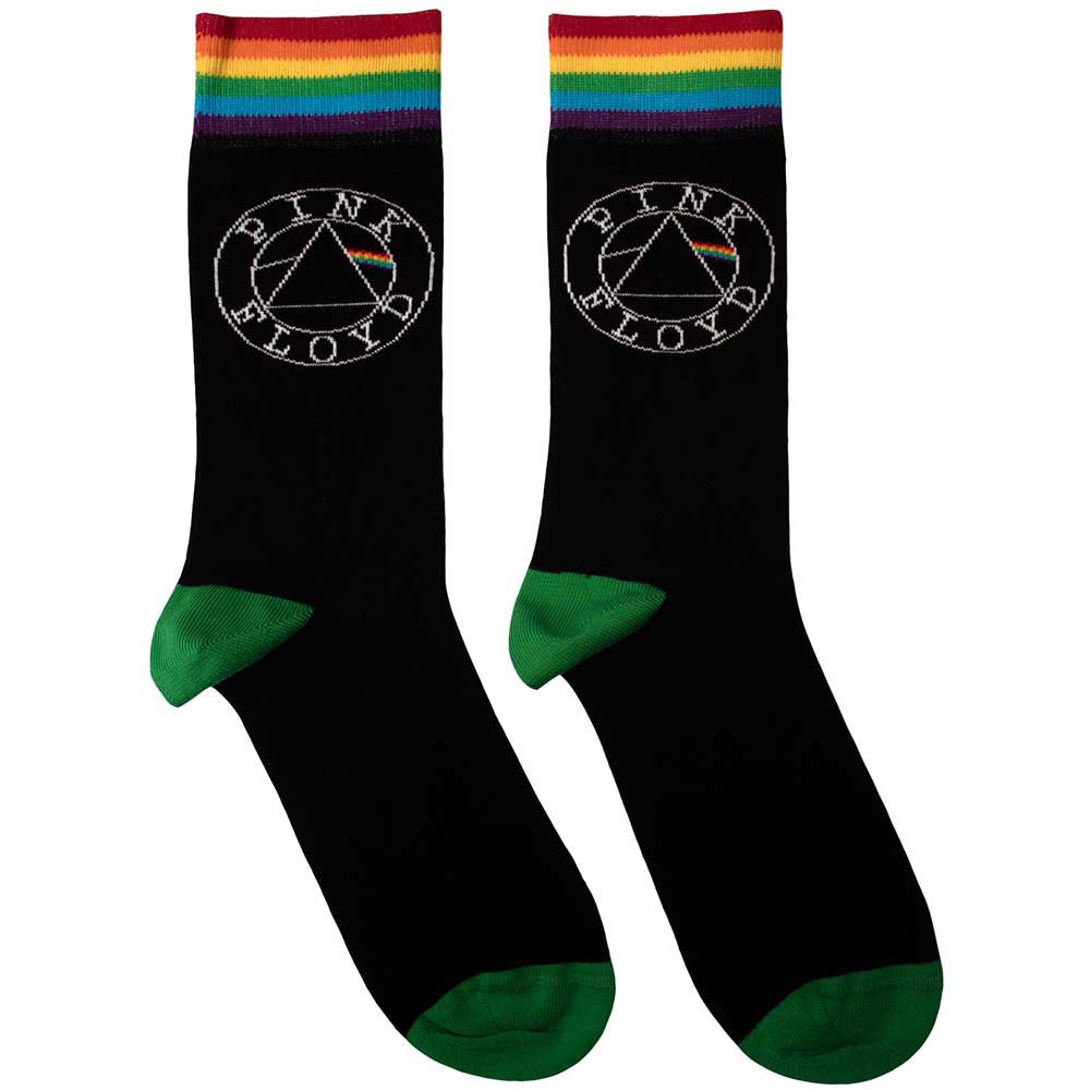 Pink Floyd - Circle Logo Ankle socks - Black